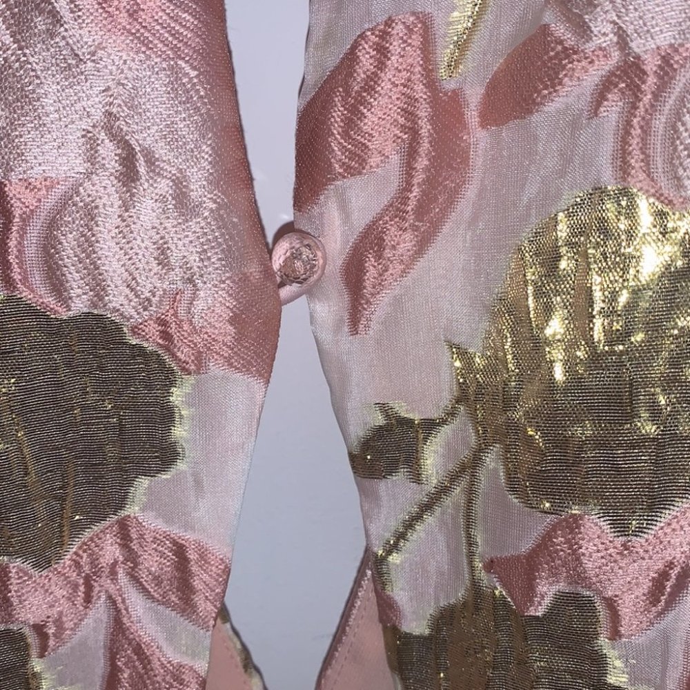 For Love and Lemons x Victoria’s Secret floral plunging neckline ruched dress S - Picture 13 of 16